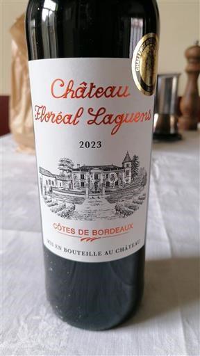 Vins Côtes-de-Bordeaux Château Floréal Laguens - 2023 - Avis