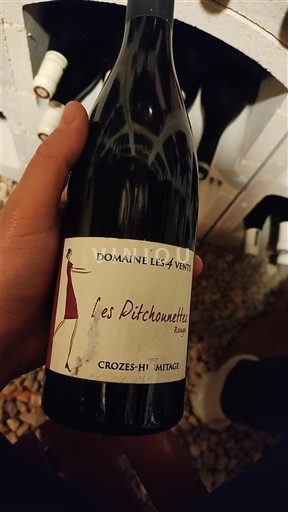 Rhônen laakso Crozes-Hermitage Domaine Les 4 Vents Les Pitchounettes Ei vuosikertaa