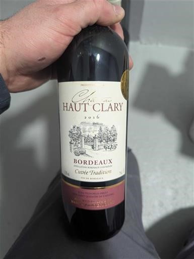 Bordeaux Château Haut Clary Tradition 2016