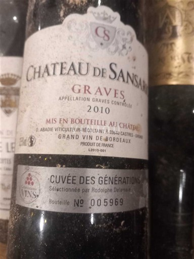 Bordeaux Graves Château Sansaric des Générations 2010