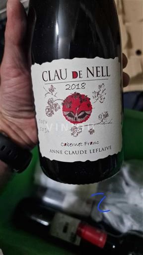 Loiren laakso Määrittelemätön Clau De Nell Cabernet Franc 2018
