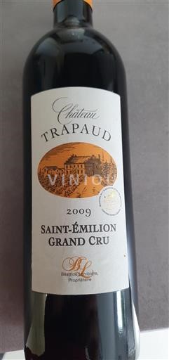 Bordeaux Saint-Émilion Grand Cru Château Trapaud 2009
