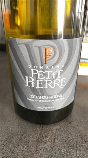 Rhônedalen Côtes du Rhône Domaine Petit Pierre 2023