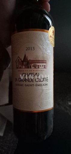 Bordeaux Lussac-saint-émilion Château La Grande Clotte 2015