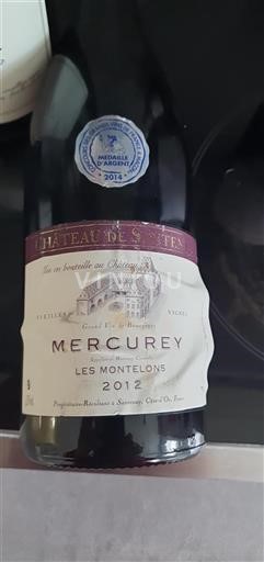 Burgund Mercurey Château Santenay Les Montelons 2012