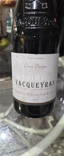 Рона Вакейрас Cuvée Prestige 2011