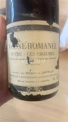 Burgundy Vosne-Romanée Premier Cru Domaine Jafflin Les Chaumes 1996