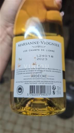 Alpy a Rhonské oblasti Ardèche Domaine Dupéré Vins Ardèche Les Champs de Lierre 2023