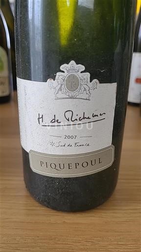 Languedoc Picpoul-de-Pinet H. De Richecour Piquepoul 2007