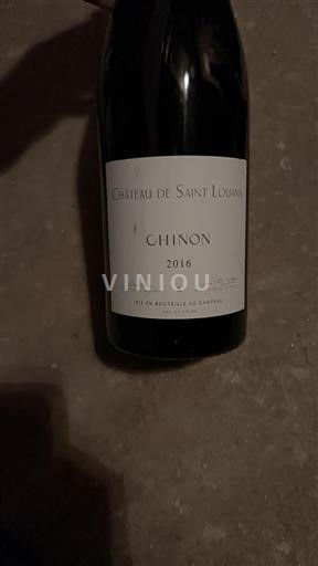 Loiredalen Chinon Château Saint Louans 2016