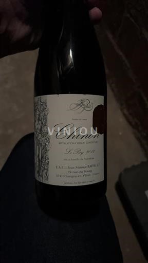 Valle del Loira Chinon Jeanmaurice Raffault Le Puy 2012