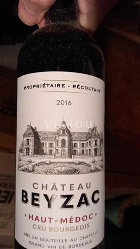 Бордо Го-Медок Cru Bourgeois Château Beyzac 2016