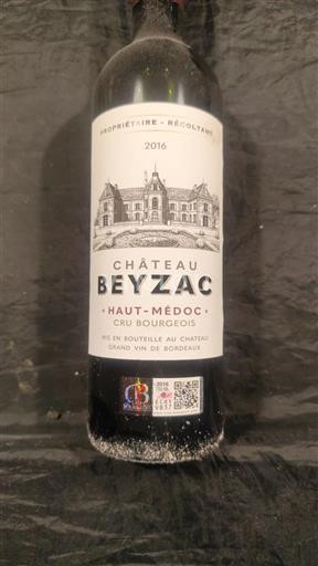 Bordeaux Haut-Médoc Cru Bourgeois Château Beyzac 2016