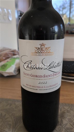 Bordeaux Saint-Georges-Saint-Émilion Château Labattut 2022