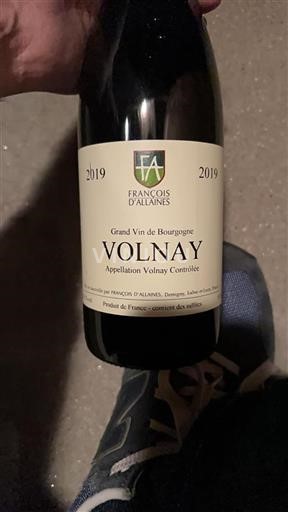 Burgundi Volnay François Allaines 2019
