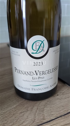 Borgonha Pernand-vergelesses Domaine Françoise André Les Pins 2023