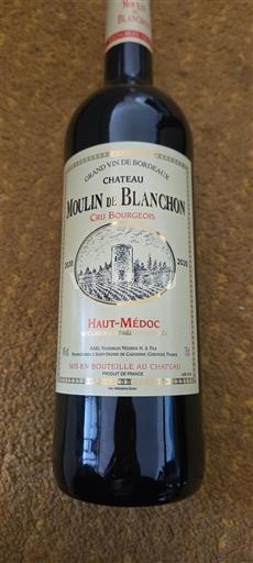 Bordeaux Haut-Médoc Cru Bourgeois Château Moulin De Blanchon 2020
