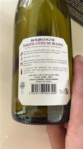 Bourgondië Hautes Côtes de Beaune Cave Des Hautescôtes 2023