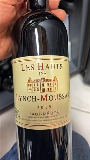 Bordeaux Haut-Médoc Château Lynch Moussas Les Hauts de Lynch-Moussas 2015