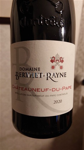 Thung lũng Rhône Châteauneuf-du-pape Domaine Berthet Rayne 2020