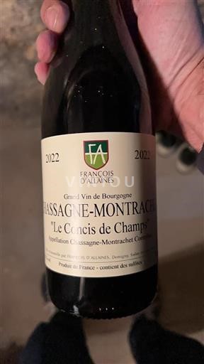 Burgundi Chassagne-Montrachet François Allaines Le Concis de Champs 2022