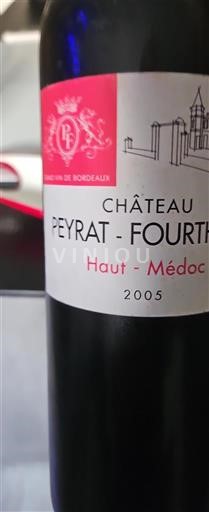 Bordeaux Haut-Médoc Château Peyratfourthon 2005