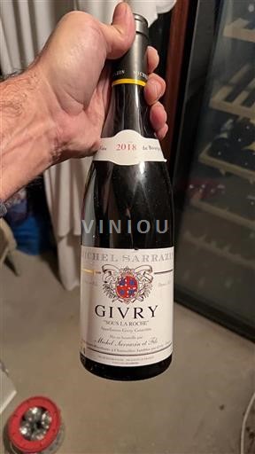 Bourgogne Givry Michel Sarrazin Sous La Roche 2018