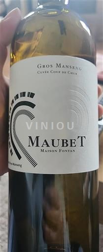 Sudoeste Côtes de Gascogne Domaine Maubet Coup de Cœur 2023