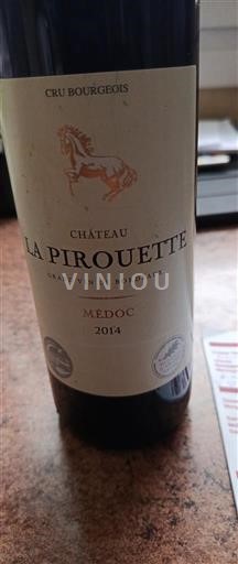 Bordeaux Médoc Cru Bourgeois Château La Pirouette 2014