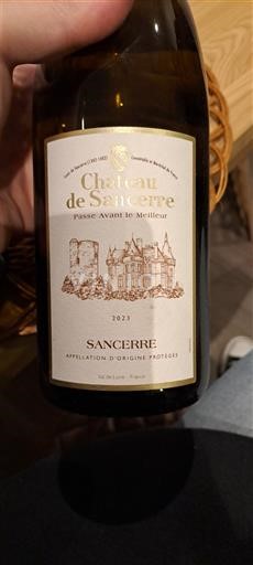 Loire-dalen Sancerre Château Sancerre Passe Avant le Meilleur 2022