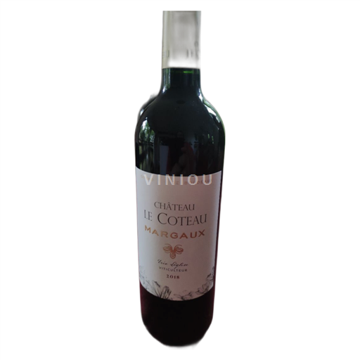 Vin Rouge sec Château Le Coteau 2018 France Bordeaux AOC
