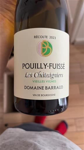 Borgogna Pouilly-fuissé Domaine Barraud Les Châtaigniers Vieilles Vignes 2023