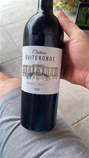 Bordeaux Pessac-Léognan Château Guiteronde 2020