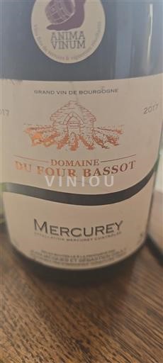 Burgund Mercurey Domaine Four Bassot 2017