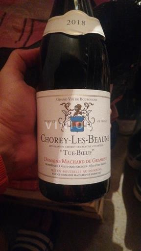 Bourgogne Chorey-lès-Beaune Domaine Machard De Gramont Tue-Bœuf 2018