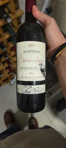 Bordeaux Côtes-de-bourg Château Landreau 2003