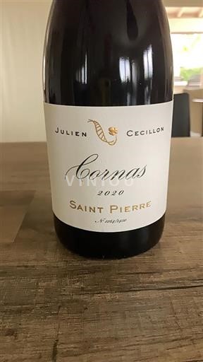 Rhônevallei Cornas Domaine Julien Cécillon Saint Pierre 2020