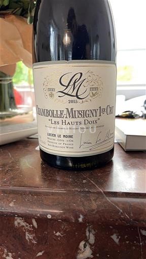 Bourgogne Ikke specificeret Premier Cru Lucien Le Moine Les Hauts Doix 2015