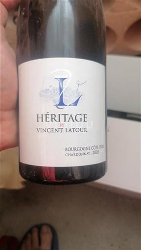 Borgoña Borgoña Côte d'Or Vincent Latour Héritage 2020