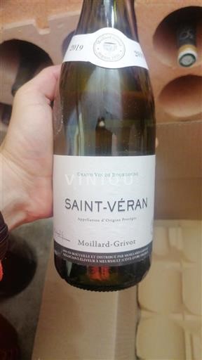 Bourgondië Saint-Véran Moillardgrivot 2019