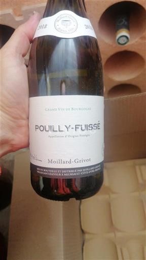 Burgundy Pouilly-Fuissé Moillardgrivot 2018