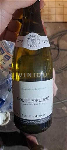 Burgundi Pouilly-fuissé Moillardgrivot 2018