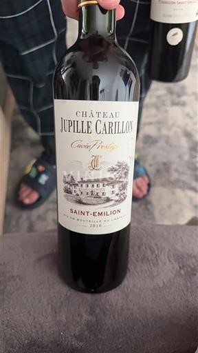 Bordéus Saint-Émilion Château Jupille Carillon Prestige 2016