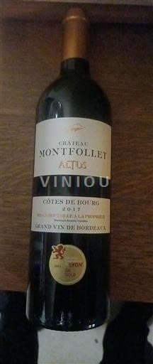 Bordeaux Côtes-de-bourg Château Montfollet Altus 2017