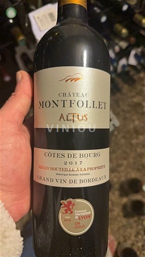 Bordoja Côtes-de-bourg Château Montfollet Altus 2017