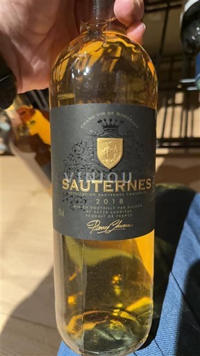Bordéus Sauternes Pierre Chanau 2018