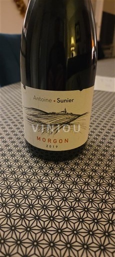 Beaujolais Morgon Antoine Sunier 2019