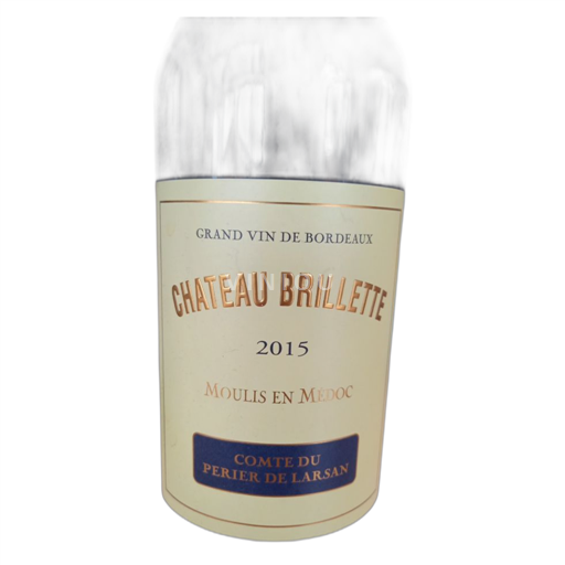 Bordeaux Moulis-en-Médoc Château Brillette Comte du Perier de Larsan 2015