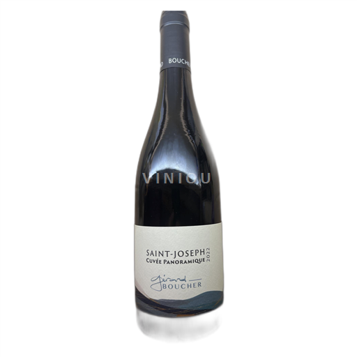 Vin Rouge sec Cuvée Panoramique Gérard Boucher 2022 France Vallée du Rhône Saint-Joseph AOC
