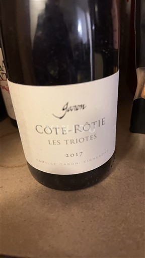Vallée du Rhône Côte-rôtie Garon Les Triotes 2017